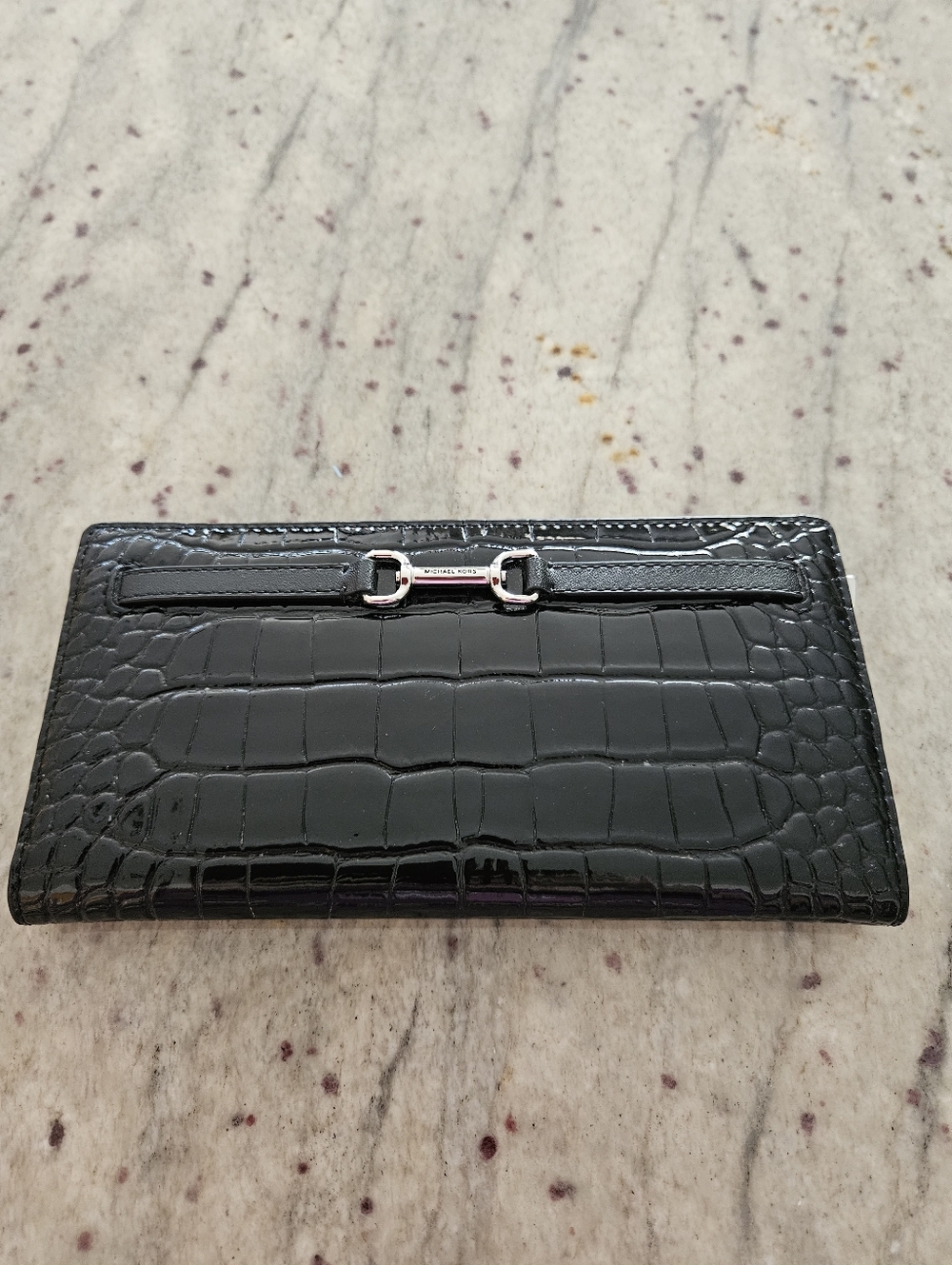 NWT ☆ Michael KORS Large Crocodile Embossed Wallet, Brand NEW!